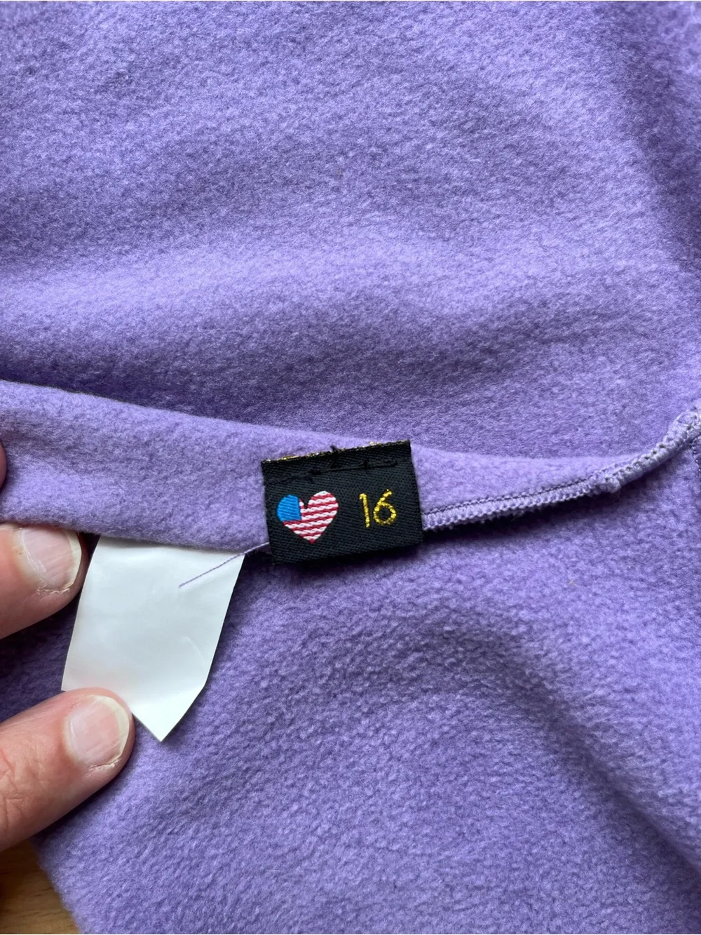 Lavender Stretch Fleece Pet Coat, Medium